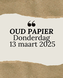 Oud papier 13 maart 2025